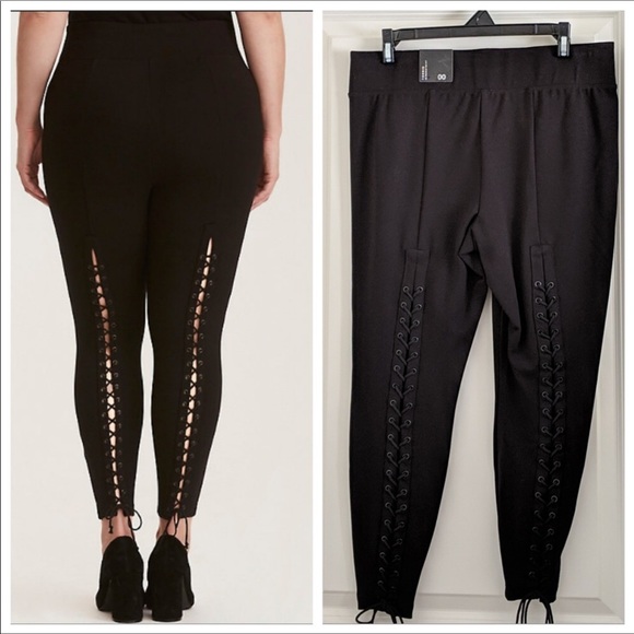 torrid Pants - Torrid lace up leggings size 5